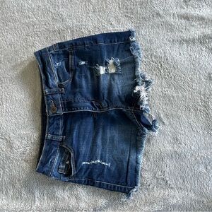 Distressed Denim Women Shorts